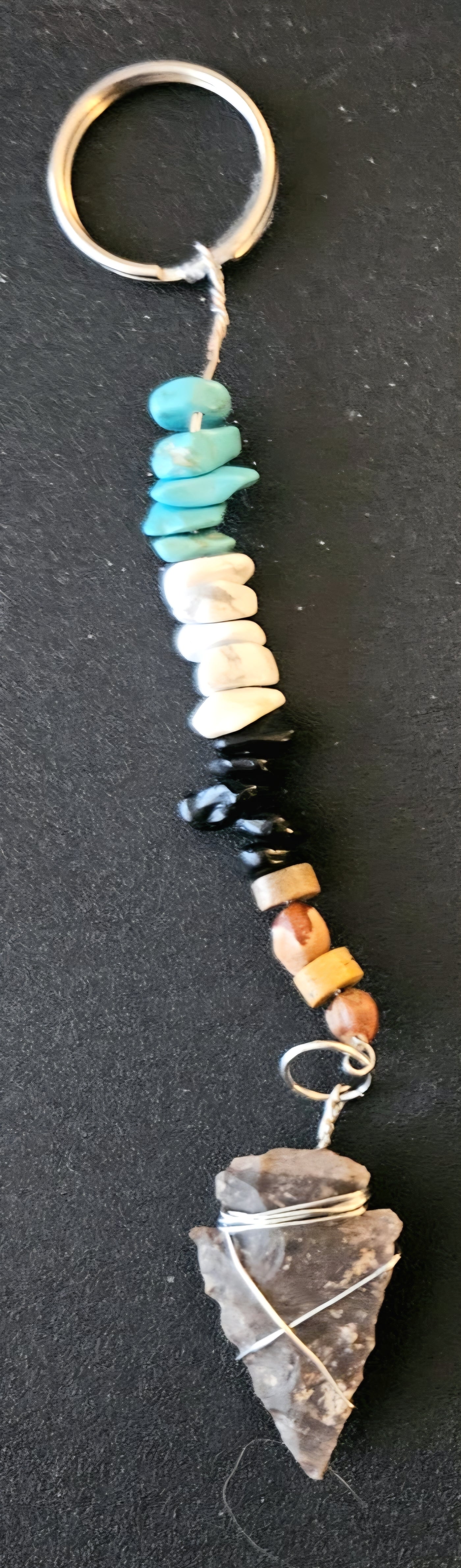 Ghost beads key chain