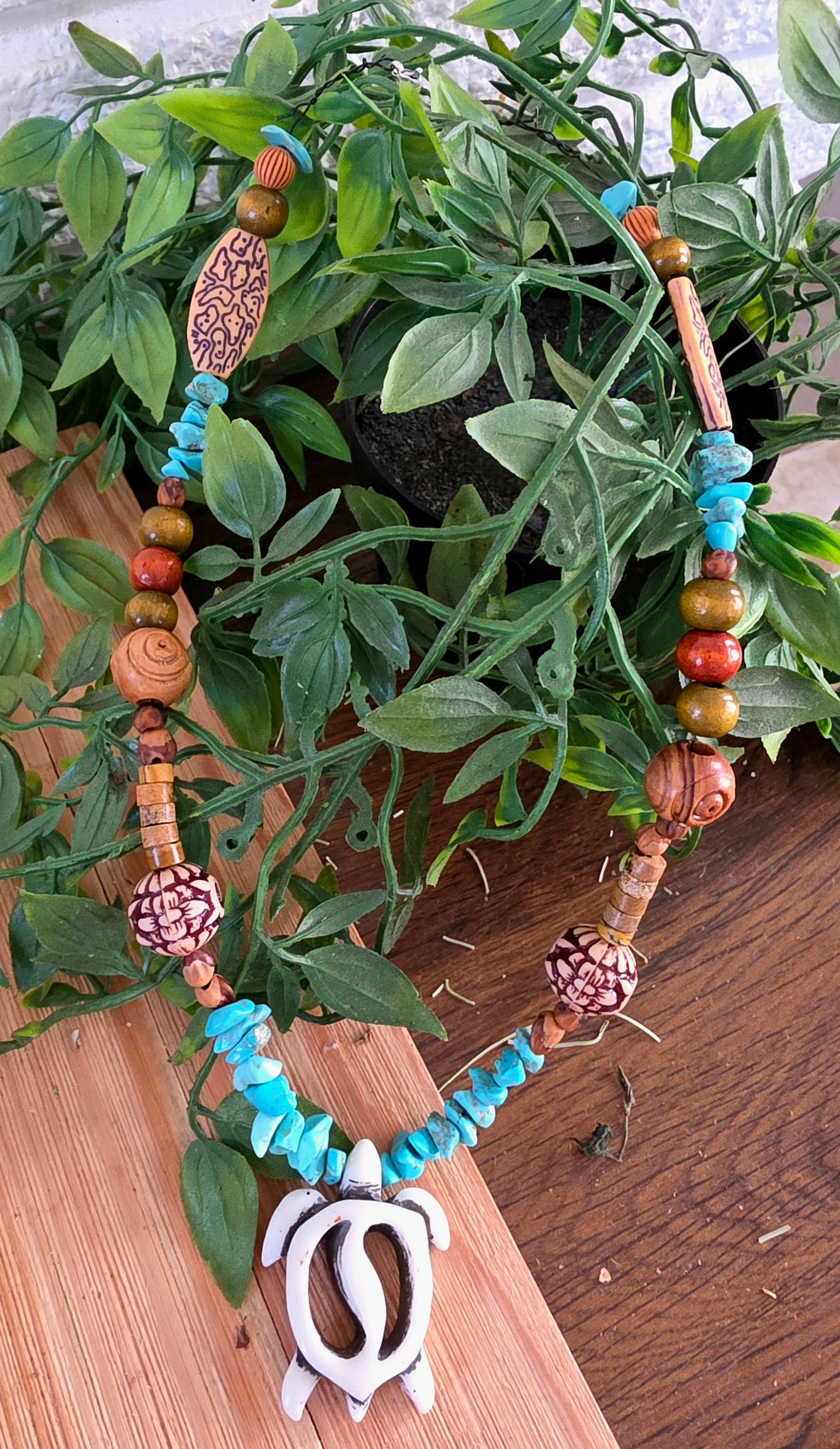 Ghost Bead Necklaces
